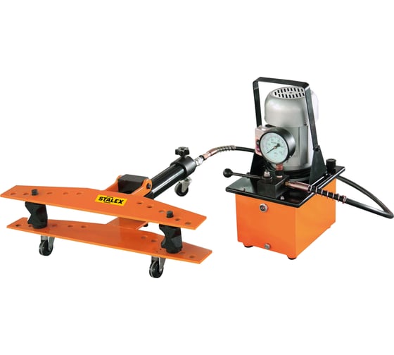 Изображение товара Электрогидравлический трубогиб (1/2 - 2 дюйма, рабочий ход 250 мм, 13т, 74 кг) Stalex HHW-2D EHPB-2D