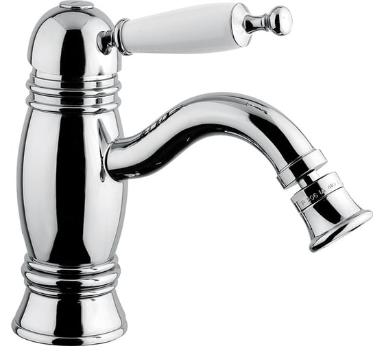 Изображение товара Смеситель для биде Migliore OXFORD ручка (сверху) белая, хром 19122