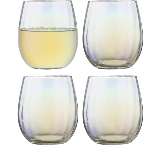 Изображение товара Набор стаканов для воды Liberty Jones Gemma Opal, 460 мл, 4 шт. HM-GOL-CP-460-4