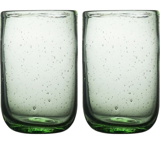 Изображение товара Набор стаканов Liberty Jones Flowi, 510 мл, зеленые, 2 шт. HM-LJ-FL-CPGLS-G510-2