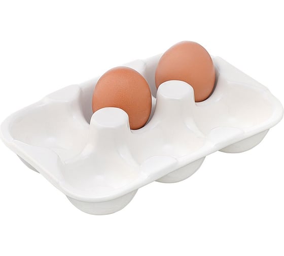 Изображение товара Подставка для яиц Liberty Jones Simplicity, 18,6x12,4 см, белая LJ000083