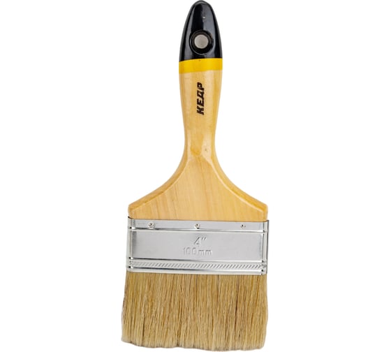 Изображение товара Плоская кисть №4/100 мм КЕДР ЕВРО 099-1040 43239