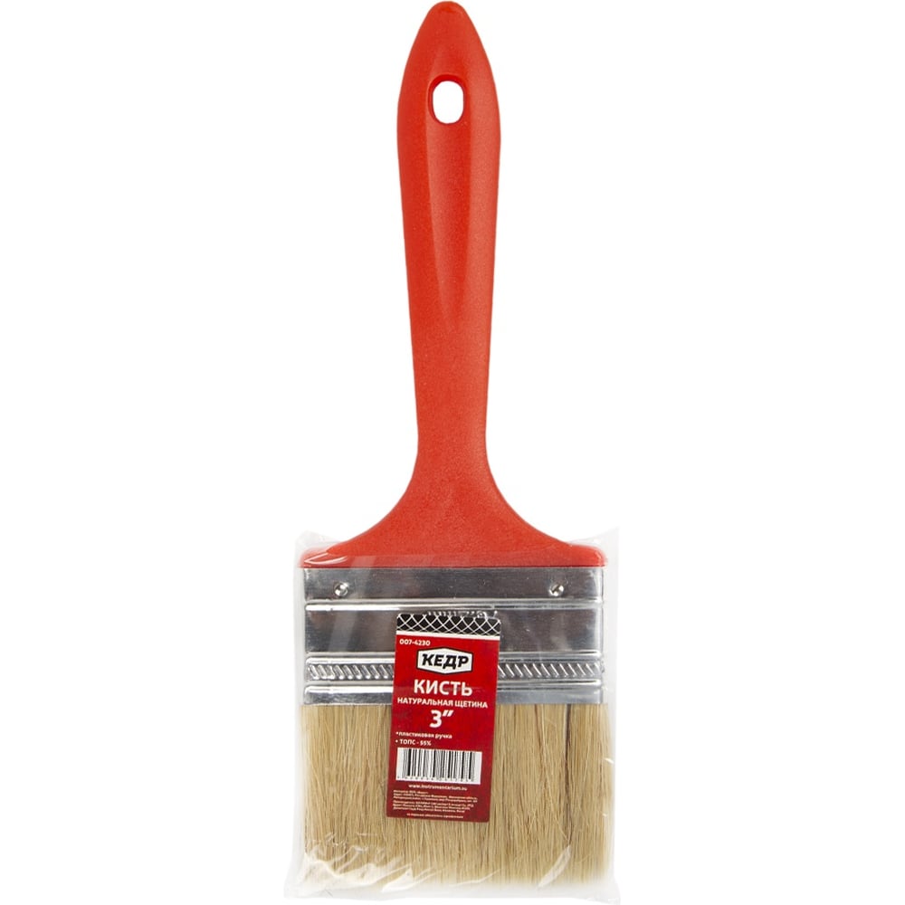 Изображение товара Плоская кисть КЕДР 007-4230 75 мм