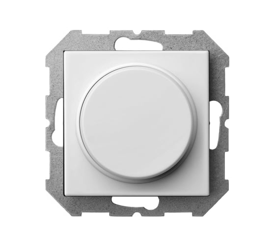 Изображение товара Поворотно-нажимной светорегулятор LIREGUS (600 вт) белый epsilon 28-014