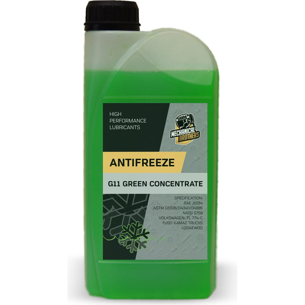   Все инструменты Антифриз MECHANICAL BROTHERS mb antifreeze g11 green concentrate 4673725543129