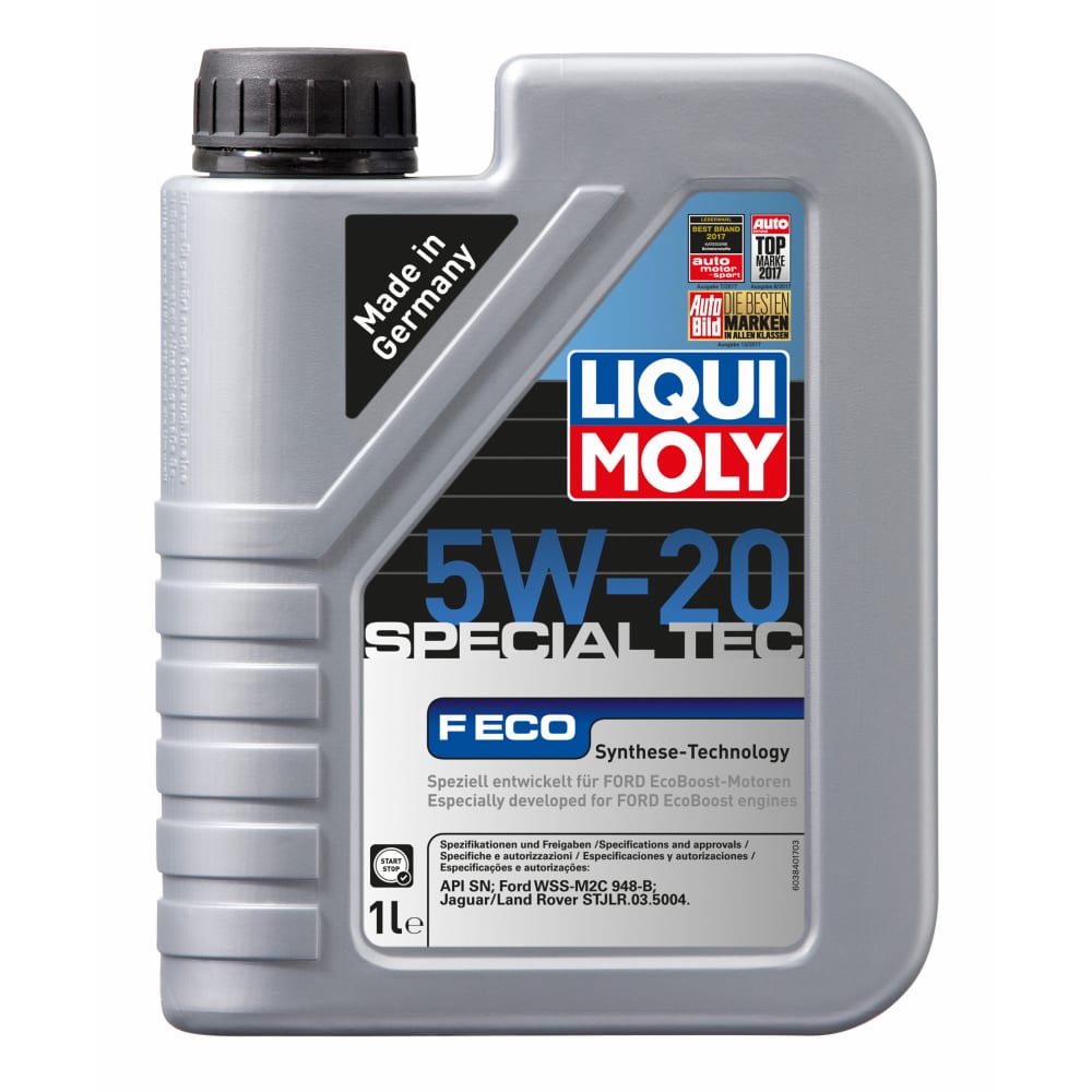 Нс-синтетическое моторное масло, 1л liqui moly special tec f eco 5w-20 sn 3840 - фото 1