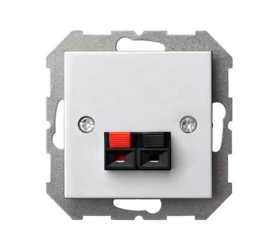 Изображение товара Аудио розетка LIREGUS одноместная белая epsilon 28-036