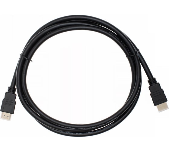 Изображение товара Аудио-видео кабель CACTUS CS-HDMI.1.4-1.8 HDMI (m)/HDMI (m) 1.8м. позолоч.конт. черный 1723666