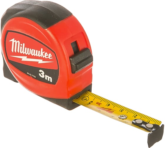 Изображение товара Рулетка 3м, ширина 16мм Milwaukee SLIM 48227703
