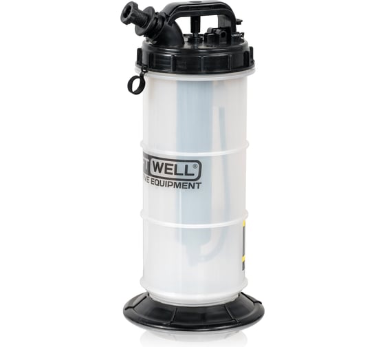 Изображение товара Емкость для откачки масла с ручным приводом KraftWell объем 6 л, объем бака 6 л KRW1806.M