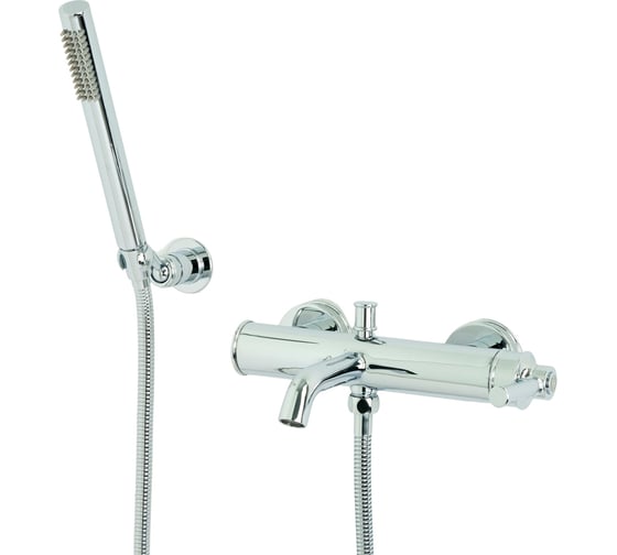 Изображение товара Смеситель для ванны Migliore ERMITAGE MINI внешний, с ручным душем, ручка латунь, хром 31416