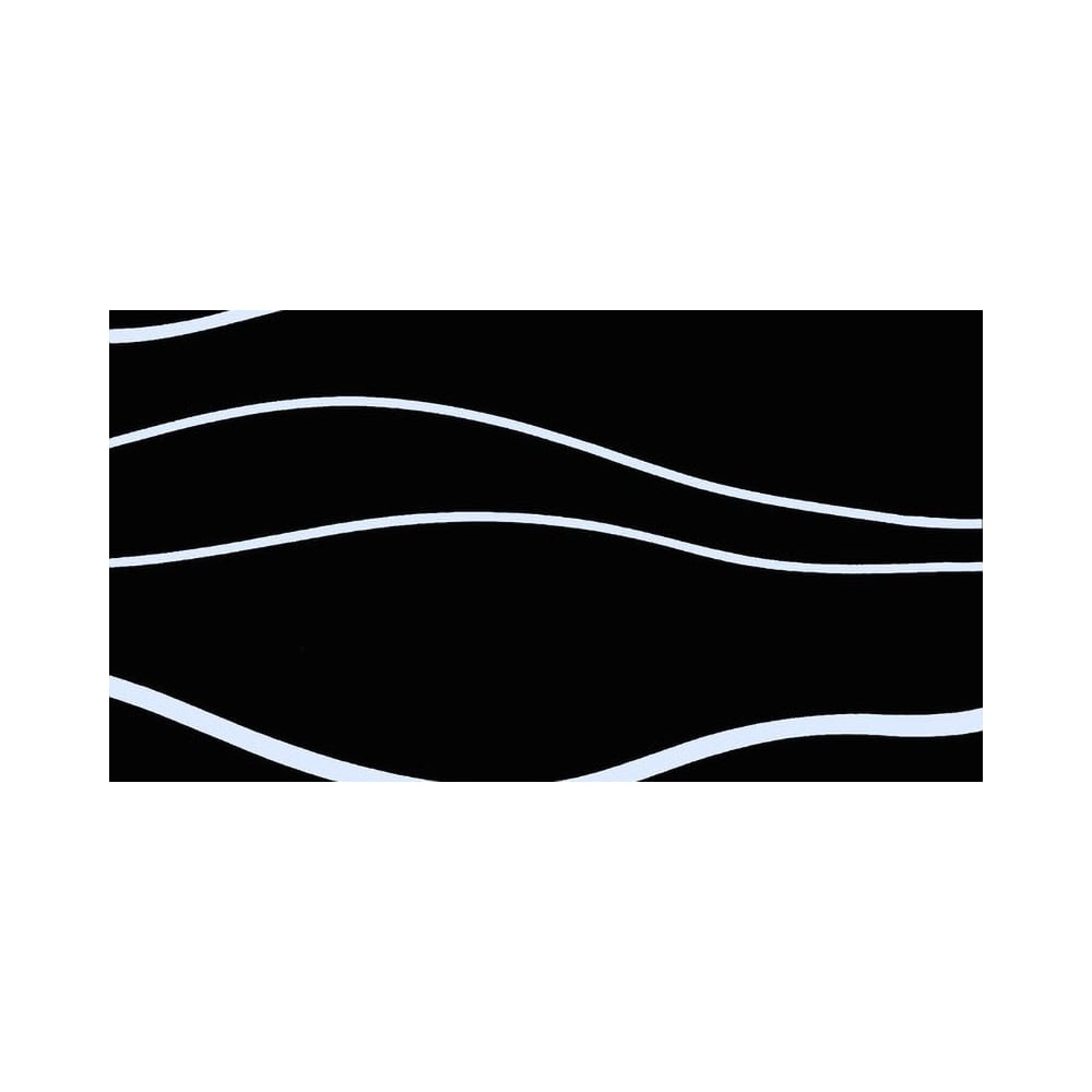 Изображение товара Багет Эскар 7 см волны black длиной 200 см для рам и картин