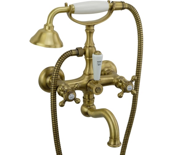 Изображение товара Смеситель для ванны Migliore ARCADIA внешний с поворотным изливом, бронза 18378