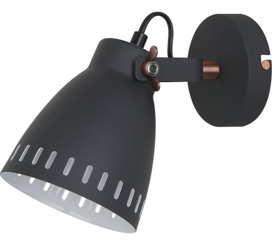 Изображение товара Настенный светильник Camelion WML-428-1 С02 чёрный, New York, 1хE27, 40Вт, 230В, металл 13057