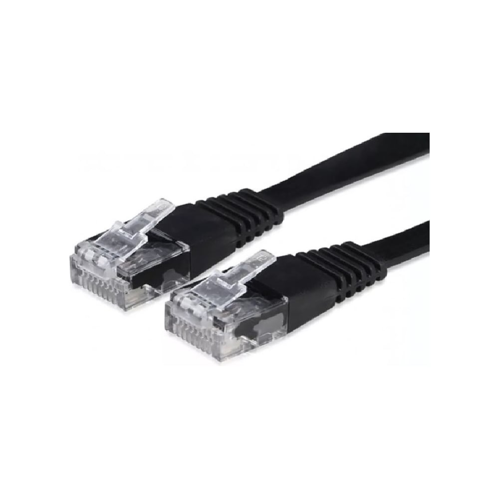 Изображение товара Патч-корд Ripo плоский utp4 cat 6, rj45-rj45, 1,8 m, pvc (черный) 003-300134 Изображение товара Патч-корд Ripo плоский utp4 cat 6, rj45-rj45, 1,8 m, pvc (черный) 003-300134