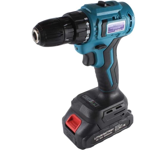 Изображение товара Аккумуляторная бесщеточная дрель-шуруповерт AktiTool CD20G-BR SET (20 В, 2 аккум  2000 мАч)  101216