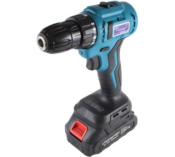 Изображение товара Аккумуляторная бесщеточная дрель-шуруповерт AktiTool CD20G-BR в кейсе (20 В, аккум  2 шт , 2000 мАч)  101215