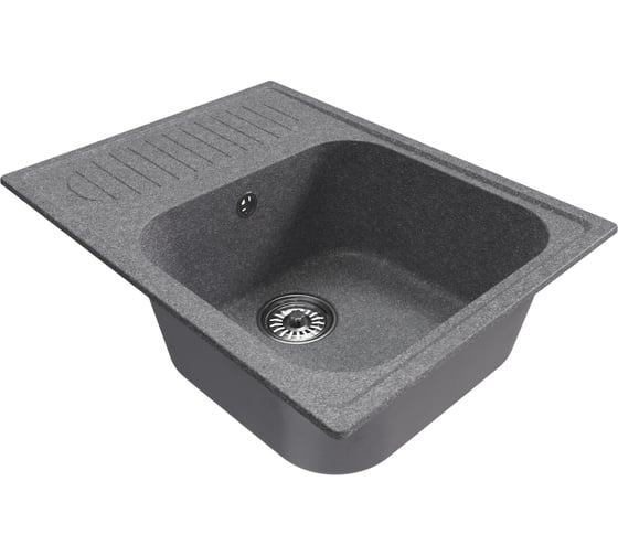 Изображение товара Мойкa MIXLINE ML-GM18 с крылом, графит 342, 640x490x190 мм newх 551976