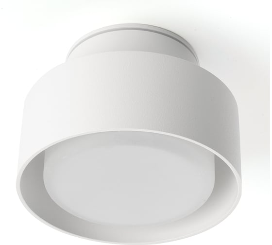 Изображение товара Потолочный светильник FERON hl367 barrel aura 12w, 230v, gx53, белый ip44, 48407