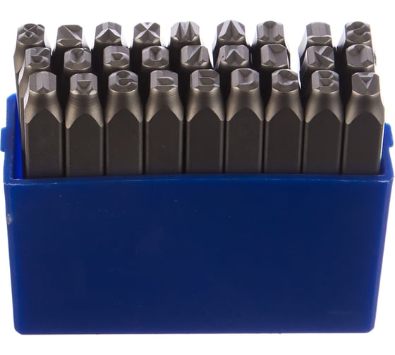 Изображение товара Буквенные клейма латиница 5мм JTC-JW0914-5