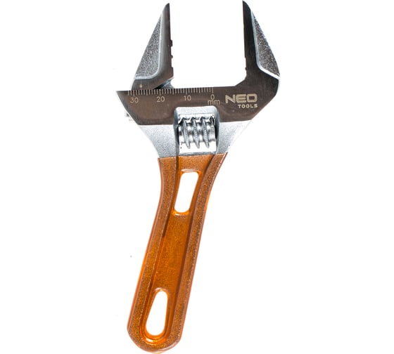 Изображение товара Разводной ключ короткий 139 мм, рабочий диапазон 0-32 мм NEO Tools 03-020