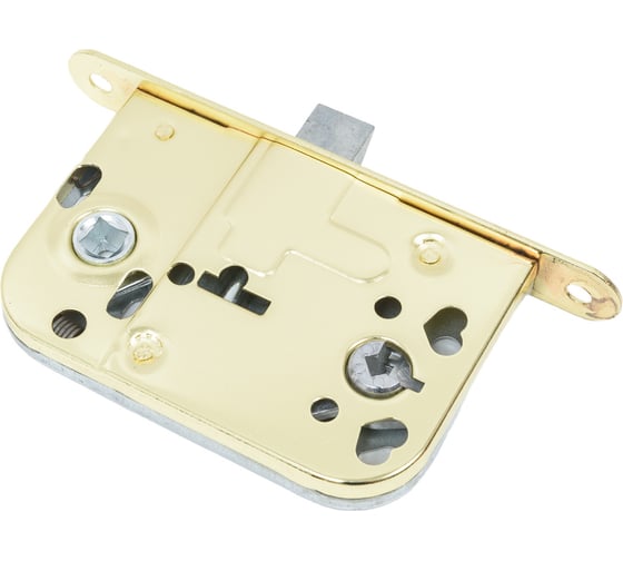 Изображение товара Врезной замок для финских дверей Trodos 2014WC под поворотную ручку, без ответной планки, золото 204330