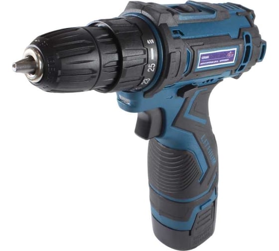 Изображение товара Аккумуляторная дрель-шуруповерт AktiTool cd16g в кейсе, 16 В, 1 li-ion аккум. 1500 mah 101204