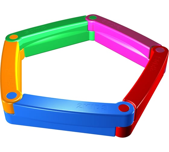 Изображение товара Песочница Asplast 2kids из 5-ти элементов 2K-2P-SA02EL01