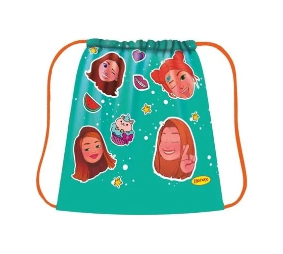 Изображение товара Сумка для сменной обуви Limpopo Emoji, 420х340 мм LPR0277 Сум2338