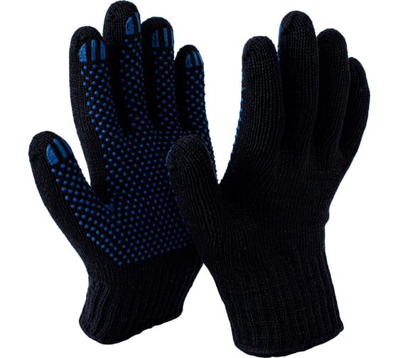 Изображение товара Утепленные перчатки из смесовой пряжи ООО Компания САБ с пвх нанесением, двойные, 200 пар ПЕР10.12.01