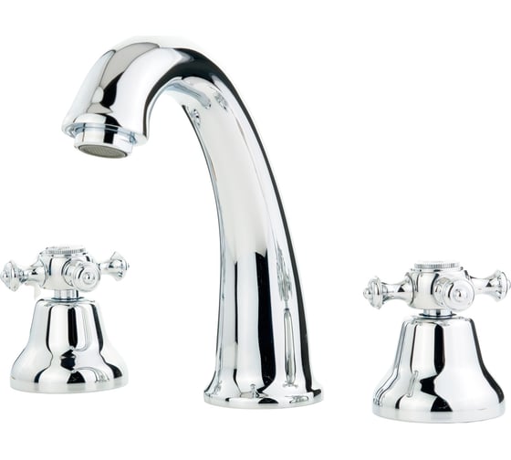 Изображение товара Смеситель для раковины Migliore PRESTIGE на 3 отв., донный клапан "click-clack", хром 31611