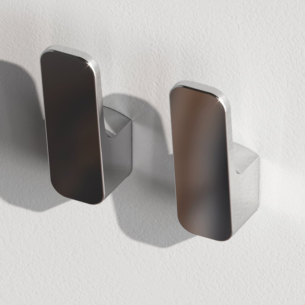 Изображение товара Набор крючков для полотенец AM.PM Func 2 шт стильный хром