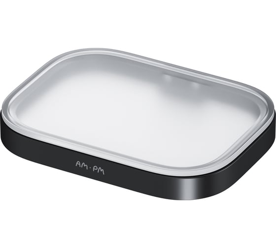 Изображение товара Стеклянная мыльница с настенным держателем AM.PM Func, черный A8F34222