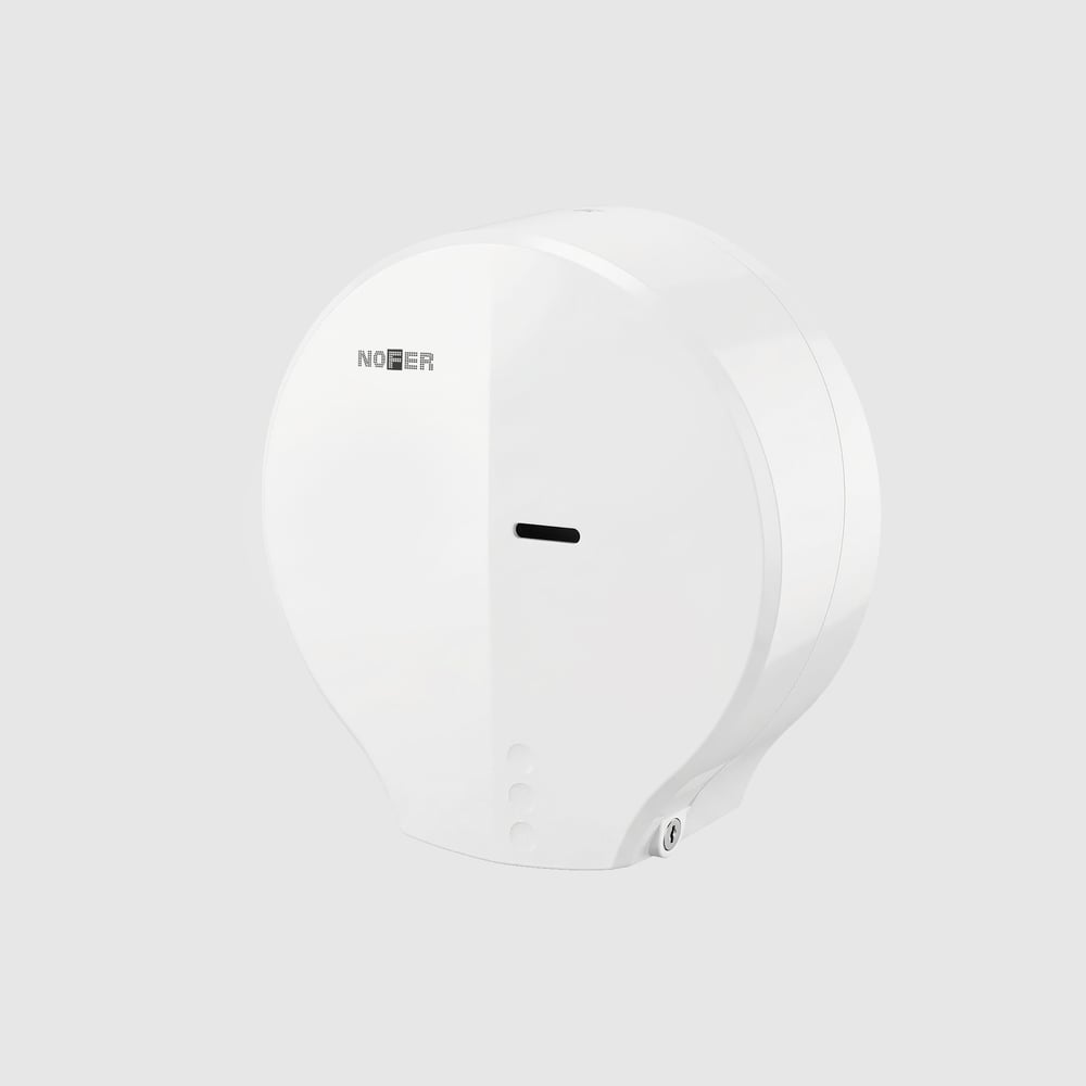 Изображение товара Диспенсер для туалетной бумаги Nofer ABS пластик белый 325x304x127 мм EVO