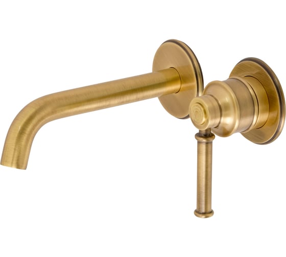 Изображение товара Смеситель для раковины Migliore ERMITAGE MINI скрытого монтажа, на 2 отв., ручка латунь, донный клапан "click-clac" бронза 31426