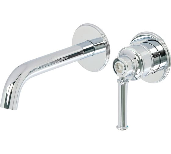 Изображение товара Смеситель для раковины Migliore ERMITAGE MINI скрытого монтажа, на 2 отв., ручка латунь, донный клапан "click-clack", хром 31425