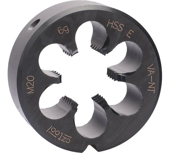 Изображение товара Плашка Bucovice Tools М20 шаг 2.5мм HSSE-VA-NT 45x18 мм 301200