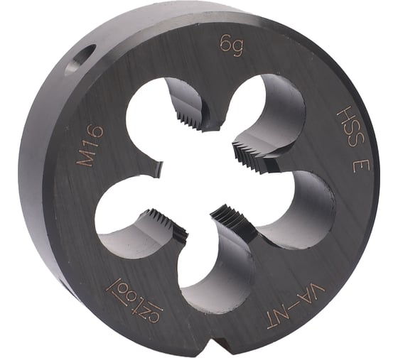 Изображение товара Плашка Bucovice Tools М16 шаг 2.0мм HSSE-VA-NT 45x18 мм 301160