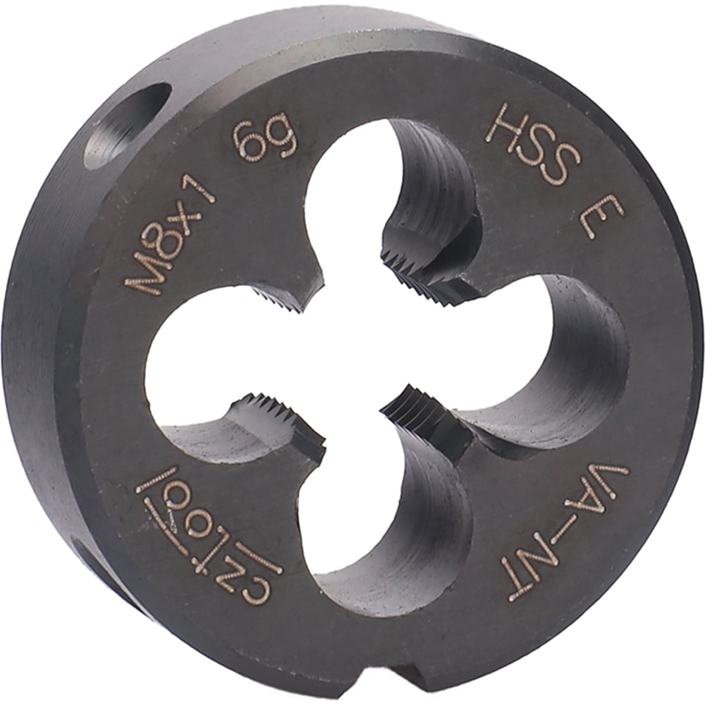 Изображение товара Плашка Bucovice Tools М8 шаг 1.0мм HSSE-VA-NT 25x9 мм для точных внутренних резьб