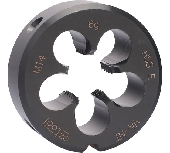 Изображение товара Плашка Bucovice Tools М14 шаг 2.0мм HSSE-VA-NT 38x14 мм 301140