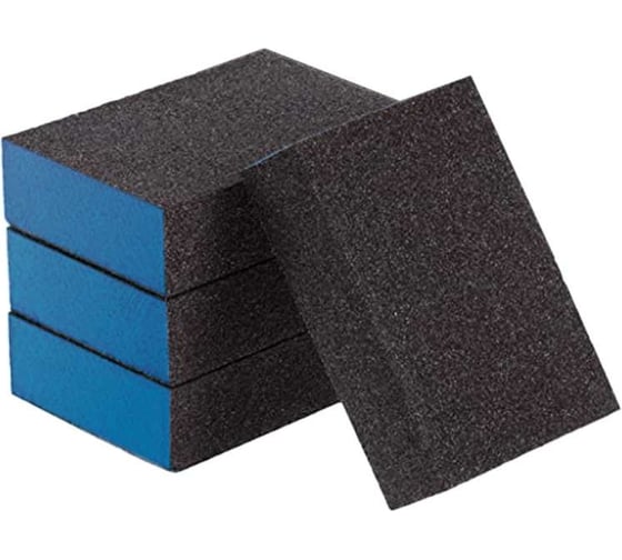 Изображение товара Шлифовальный блок Formel четырехсторонний, синий, 100х70х25 мм, 060 83510761060