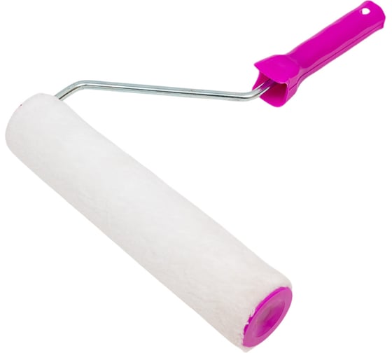 Изображение товара Валик для лака в сборе KRAFOR (D48/250 мм, велюр, ворс 4 мм, бюгель 8 мм) 010-0250 53604