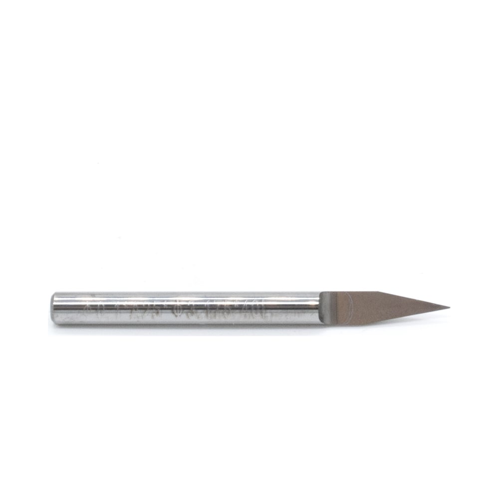 Изображение товара Гравер конический V-образный 0.1х3.175х40 мм Tideway