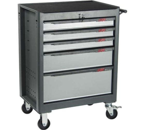 Изображение товара Инструментальная тележка (5 секций, серая, на колесах) JTC-S1065