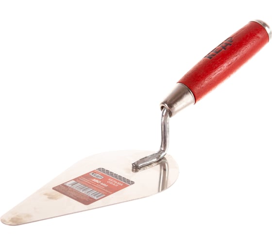 Изображение товара Нержавеющая кельма с деревянной ручкой 180 мм КЕДР ОВАЛ 050-2180 26248