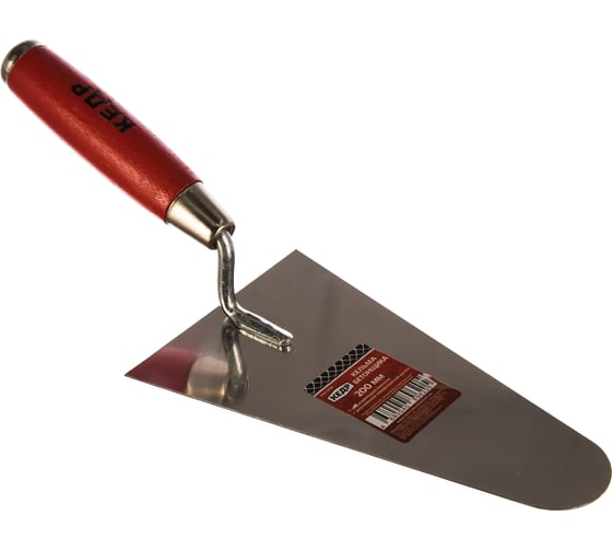 Изображение товара Нержавеющая кельма бетонщика с деревянной ручкой 200 мм КЕДР 050-1200 26251