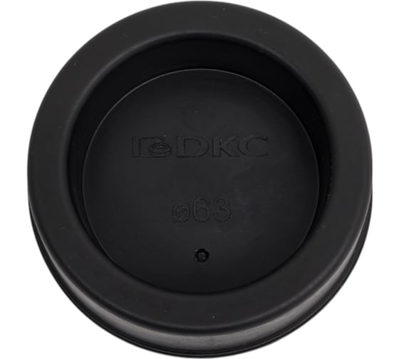 Изображение товара Заглушка для двустенных труб DKC наружная, полипропилен, диаметр 63 023063