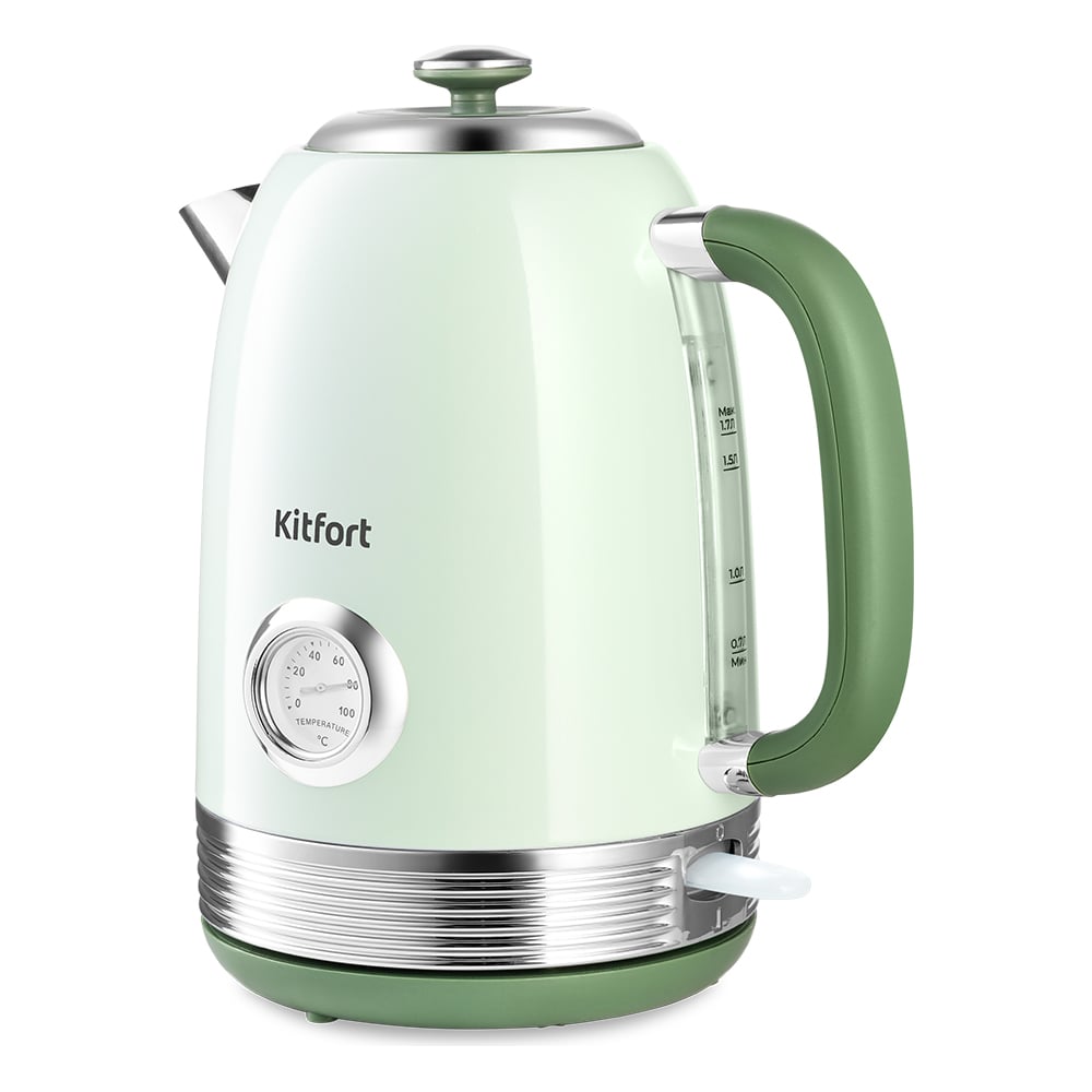 Чайник KITFORT, цвет зеленый КТ-6604 - фото 1