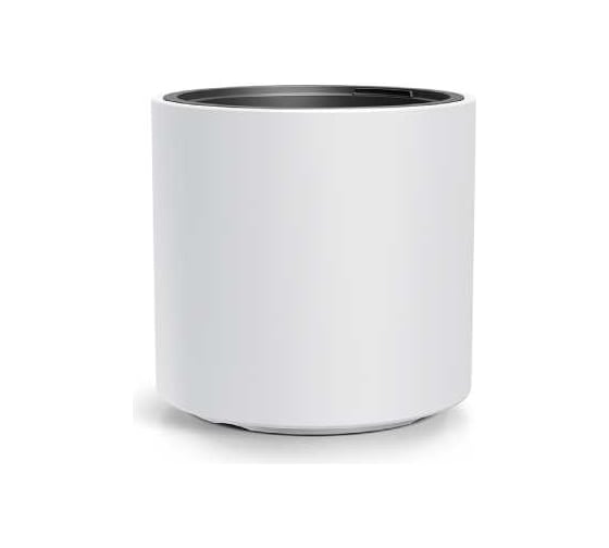 Изображение товара Пластиковое кашпо Prosperplast DBHER400-S449 HEOS с вкладышем диаметр 39 см высота 38 см 20 л белый 069316