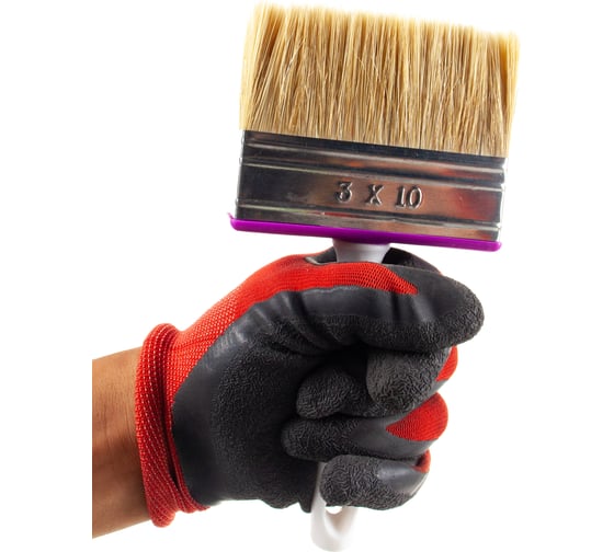 Изображение товара Макловица KRAFOR 30х100 мм натуральная щетина, пластиковая ручка 007-30100 49235